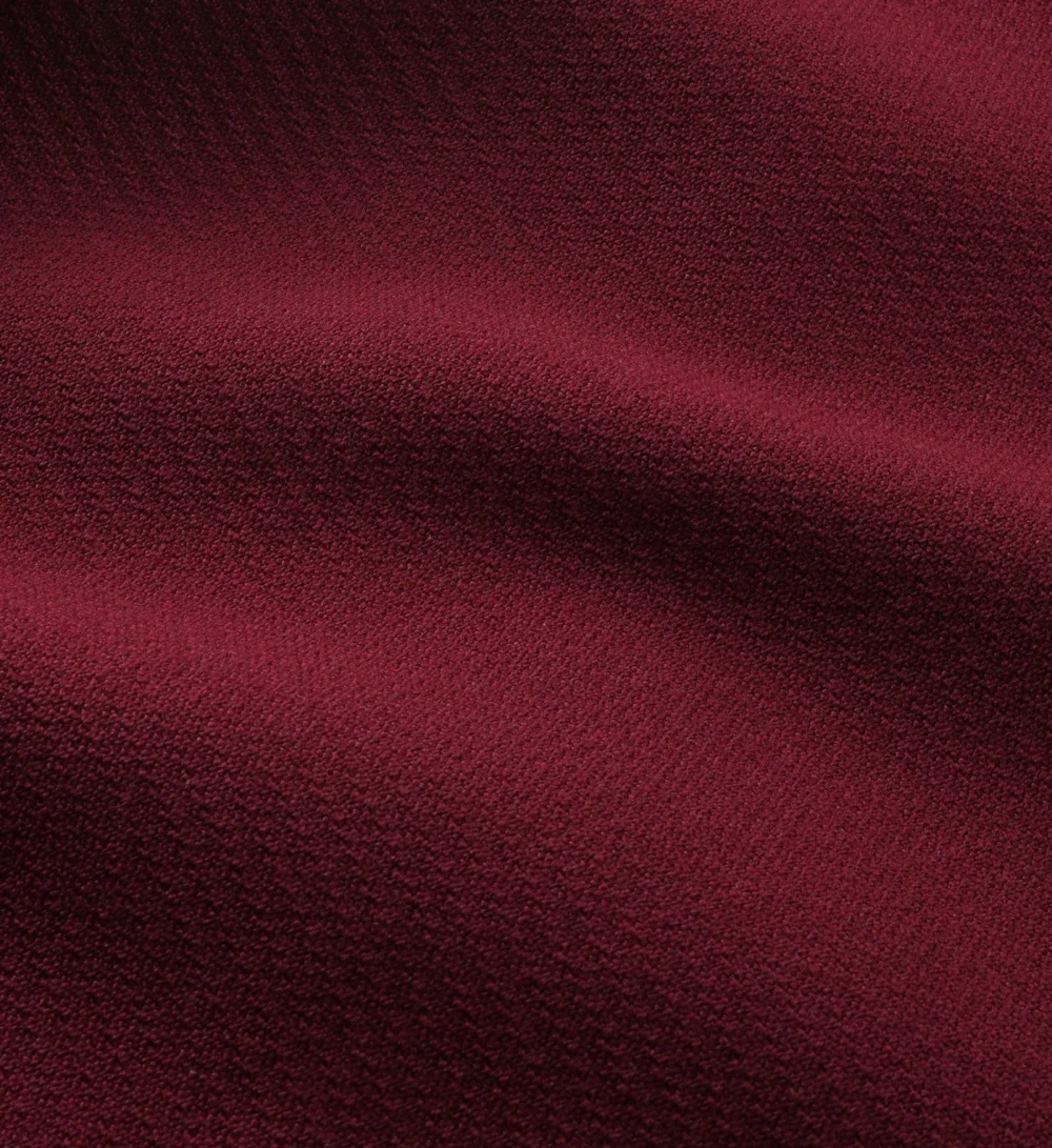 Classic wool Red varsity jacket - Image 4