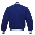 Royal Blue Legacy Wool Varsity Jacket - Image 2