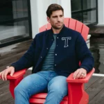 John Tavares Blue Wool Varsity Jacket - Image 5