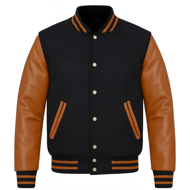 Brown Varsity Jacket