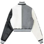 All Star Grey Wool Letterman Varsity Jacket - Image 2