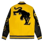 Louis Vuitton Black Yellow Varsity Jacket - Image 2