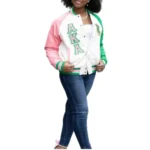 Classic Wool Leather Varsity AKA Jacket - Image 3