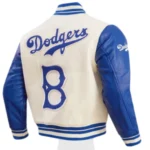 Classic Baseball Style Brooklyn Dodgers Varsity Jacket - Image 3