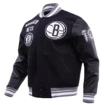 Bold Streetwear Black Brooklyn Nets Jacket - Image 3