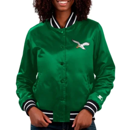 Eagles Kelly Green Starter Jacket