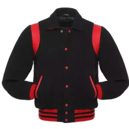Retro Black Varsity Jacket