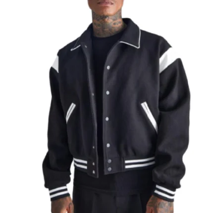 Mens Varsity Bomber Baseball Jacket