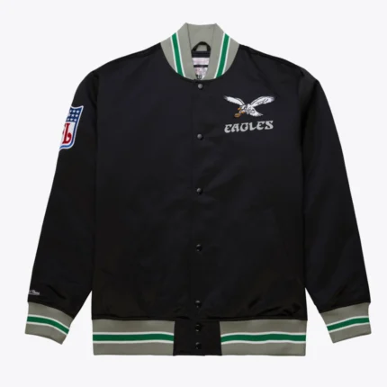 Black Philadelphia Eagles Jacket
