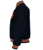 Houston Astros Vintage Style Varsity Jacket - Image 3