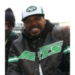 New York Jets Black Satin 90s Starter Jacket - Image 8