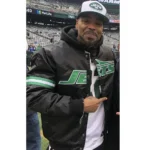 New York Jets Black Satin 90s Starter Jacket - Image 9