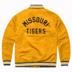 Mizzou Yellow Satin Varsity Letterman Jacket - Image 2