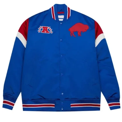 Buffalo Bills Heavyweight Royal Blue Satin Jacket