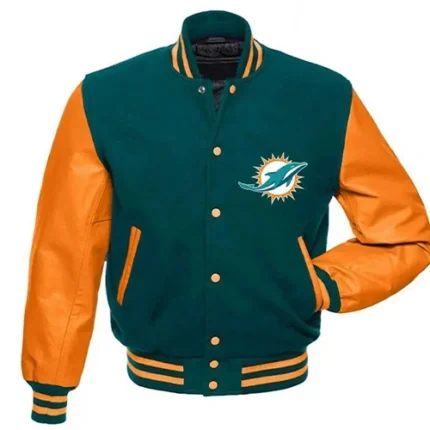 Miami Dolphins Letterman Jacket