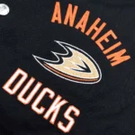Anaheim Ducks Tailback Black Varsity Jacket