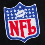 NY Giants Blackout Vintage Logo Varsity Jacket