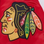 Chicago Blackhawks Classic Red Satin Jacket