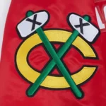 Chicago Blackhawks Classic Red Satin Jacket
