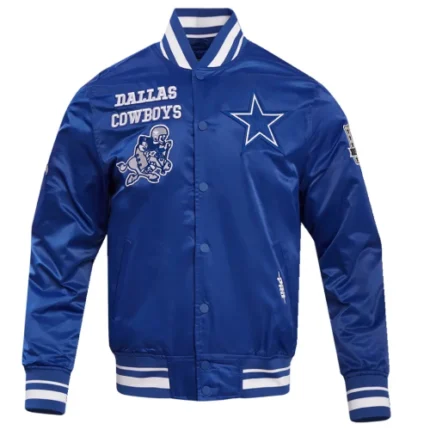 Dallas Cowboys Classic Satin Varsity Jacket
