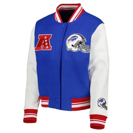 Royal Blue Bufflo Bills Mashup Jacket
