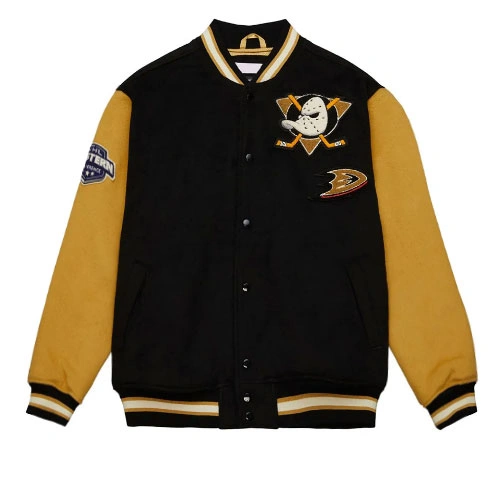 Team Legacy Anaheim Ducks Varsity Jacket Team Legacy Anaheim Ducks Varsity Jacket