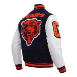 Chicago Bears Mashup Classic Rib Varsity Jacket