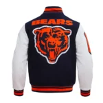 Chicago Bears Mashup Classic Rib Varsity Jacket