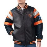 chicago bears leather jacket