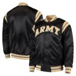 Army Black Knights The Enforcer Black Satin Jacket - Image 3