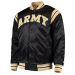 Army Black Knights The Enforcer Black Satin Jacket