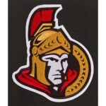 Ottawa Senators Poly Twill Front Hit Black Jacket - Image 2
