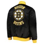 Boston Bruins Black Heavyweight Satin Jacket - Image 2