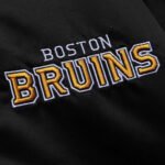 Boston Bruins Black Heavyweight Satin Jacket - Image 4
