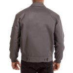 Calgary Flames Workwear Charcoal Cotton Jacket - Image 2