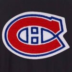Navy/Charcoal Montreal Canadiens Poly-Twill Wool Accent Jacket - Image 3