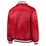 Detroit Red Wings Captain II Red Satin Jacket - Image 2