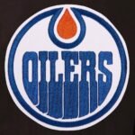 Edmonton Oilers Varsity Black Jacket - Image 3