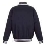 Navy Edmonton Oilers Front-Hit Poly-Twill Jacket - Image 2