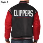 Starter Los Angeles Clippers Renegade Varsity Satin Jacket - Image 8
