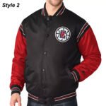 Starter Los Angeles Clippers Renegade Varsity Satin Jacket - Image 6