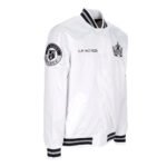 LA Kings Hometown Lightweight White Satin Jacket - Image 4
