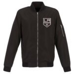 LA Kings Bomber Black Lightweight Nylon Jacket