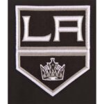 Black Los Angeles Kings Poly-Twill Front-Hit Jacket - Image 2