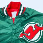 New Jersey Devils 90's Green Jacket - Image 3