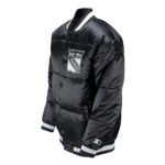 NY Rangers Black Down Fill Puffer Jacket - Image 4