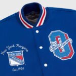 OVO New York Rangers Varsity Jacket - Image 4