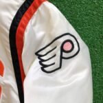 Philadelphia Flyers 80's White Bomber Jacket - Image 4