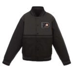 Philadelphia Flyers Youth Poly-Twill Black Jacket
