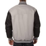 Calgary Flames Poly-Twill Gray and Black Jacket - Image 2